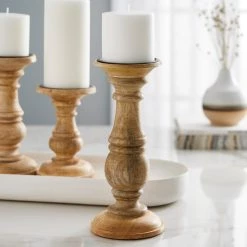 Top 10 ✨ Wood Carved Pillar Candle Holder by Ashland® 😉 -Ashland Sales 10639295 20