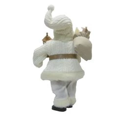 Brand new 🎉 18" Santa in White Knit Fur Robe with Gifts by Ashland® 😍 -Ashland Sales 10670919 3