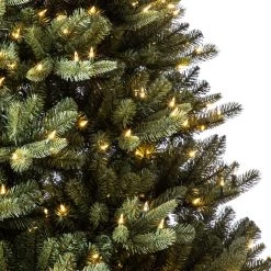 Promo 🛒 7.5ft. Pre-Lit Aspen Pine Quick Set® Artificial 🎄 Christmas Tree, Warm White LED Lights by Ashland® 🥰 -Ashland Sales 10671385 10