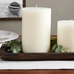 Cheap ✔️ 4" x 6" Ivory Pillar Candle by Ashland® 🤩 -Ashland Sales 10671517 20
