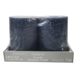 Budget 🎉 2.95" x 4" Scented Pillar Candles, 2ct. by Ashland® ⌛