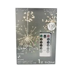 Cheap 😍 12 Pack: 120ct. Warm White LED Silver String Lights Starburst by Ashland® 🔥