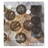 Wholesale ⭐ 10ct. Warm White LED Faux Rattan Ball String Lights by Ashland® 😉 -Ashland Sales 10671559 1
