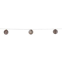 Wholesale ⭐ 10ct. Warm White LED Faux Rattan Ball String Lights by Ashland® 😉 -Ashland Sales 10671559 2