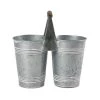 Best Sale 🔔 9.6" Mini Galvanized Double Bucket by Ashland® ⌛ -Ashland Sales 10671576 1