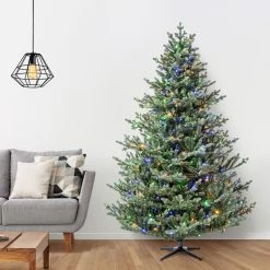 Hot Sale 😍 7.5ft. Pre-Lit Balkan Spruce Quick Set® Artificial 🔔 Christmas Tree, Color-Changing LED Lights by Ashland® 🤩 -Ashland Sales 10671960 24