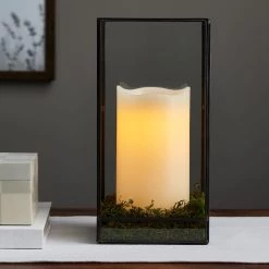 Cheap 🤩 12" Square Glass Candle Terrarium by Ashland® ⭐ -Ashland Sales 10672580 20