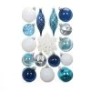 Top 10 🌟 40ct. Silver, White & Blue Shatterproof 🎅 Christmas Ornament Set by Ashland® 🧨 -Ashland Sales 10672818 1