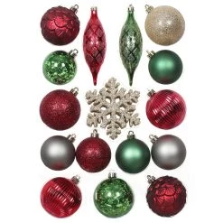 Best deal 👏 40ct. Farmhouse Shatterproof 🎅 Christmas Ornament Set by Ashland® 🎁