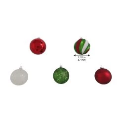 Coupon 🌟 50ct. Red, White & Green Ball Ornaments by Ashland® 🧨 -Ashland Sales 10672830 3