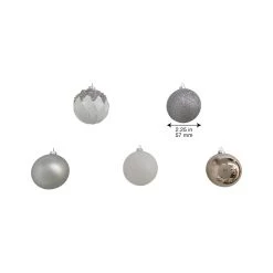 Top 10 π Assorted 50ct. Silver & White Ball Ornaments by Ashland® π 9 Top 10 π Assorted 50ct. Silver & White Ball Ornaments by Ashland® π -Ashland Sales 10672833 4