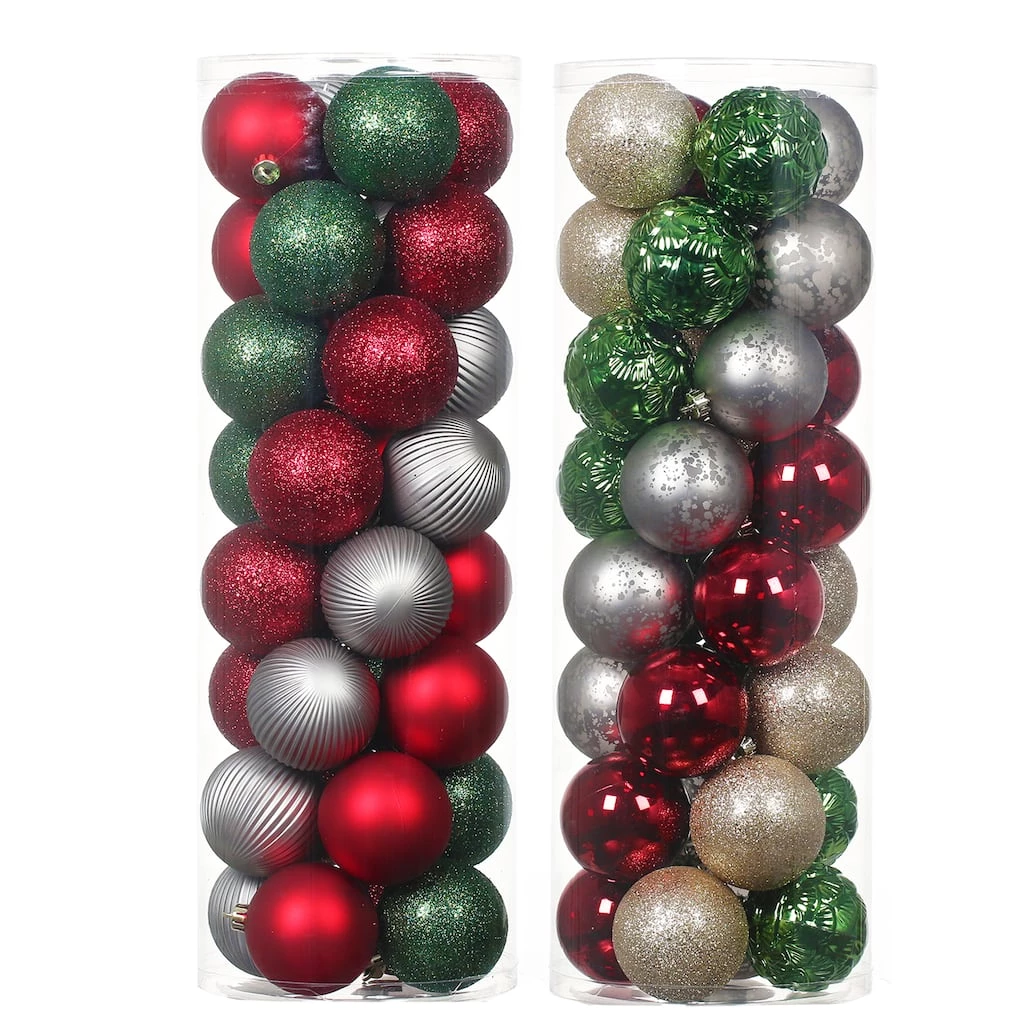 Hot Sale 🤩 Assorted 32ct. 2.5" Farmhouse Ball Ornament Set by Ashland® 💯 3 Hot Sale 🤩 Assorted 32ct. 2.5" Farmhouse Ball Ornament Set by Ashland® 💯