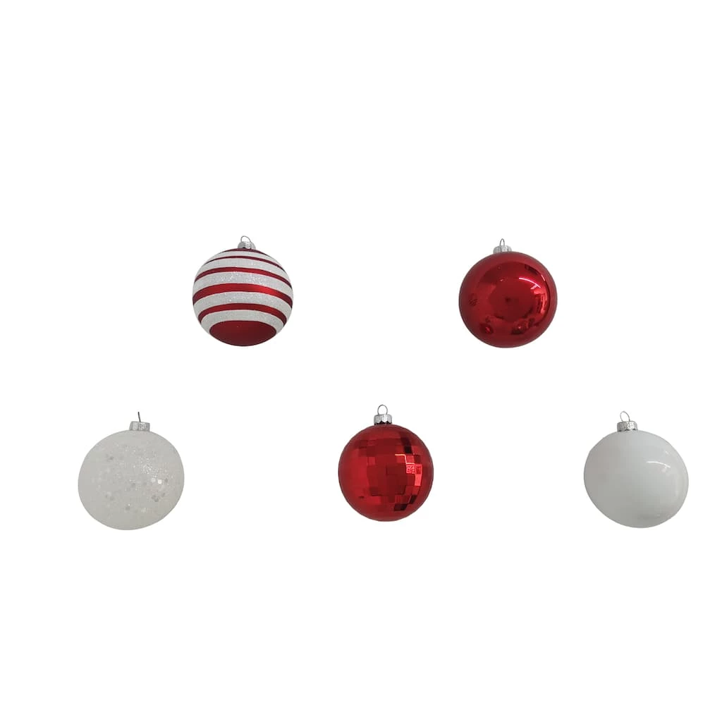 Outlet 🧨 Assorted 50ct. Red & White Ball Ornaments by Ashland® 🤩 5 Outlet 🧨 Assorted 50ct. Red & White Ball Ornaments by Ashland® 🤩 - Image 3