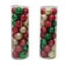 New ✨ Assorted 32ct. 3" Red, Green & Gold Shatterproof Ball Ornaments by Ashland® 🤩 -Ashland Sales 10672846 1