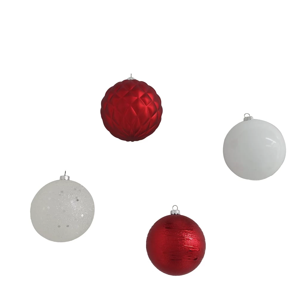 Top 10 π Assorted 32ct. 3" Red & White Shatterproof Ball Ornaments by Ashland® π 4 Top 10 π Assorted 32ct. 3" Red & White Shatterproof Ball Ornaments by Ashland® π - Image 2