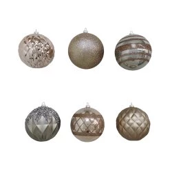 Best deal 🔥 Assorted 6ct. 4.5" Metallic Shatterproof Ball Ornaments by Ashland® ⌛ -Ashland Sales 10672855 2