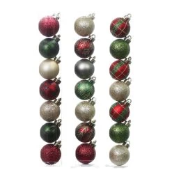 Buy 🌟 Assorted Mini Farm House Ball Ornament Tube by Ashland® 👏 -Ashland Sales 10672867 2
