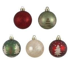 Buy 🌟 Assorted Mini Farm House Ball Ornament Tube by Ashland® 👏 -Ashland Sales 10672867 3