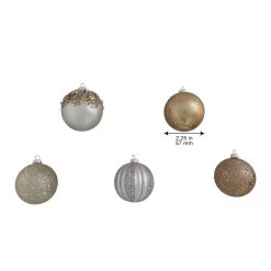 Best Sale 💯 Assorted Metallic Plastic Round Ornaments by Ashland® 🛒 -Ashland Sales 10672876 10