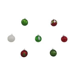 Flash Sale 👍 Assorted Red, Green & White Plastic Round Ornaments by Ashland® 🤩 -Ashland Sales 10672885 6