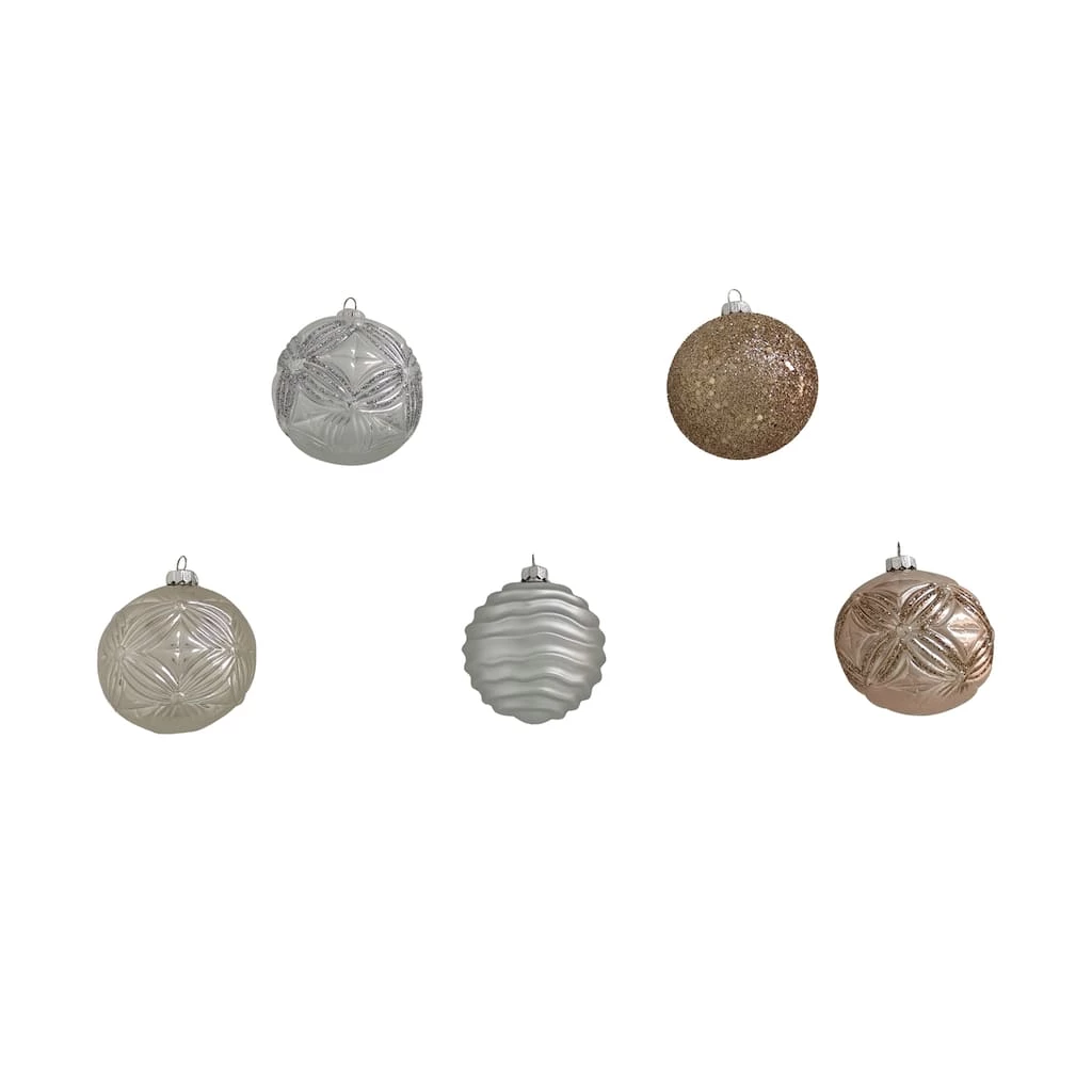 Top 10 👍 Assorted Silver & White Plastic Round Ornaments by Ashland® 😉 4 Top 10 👍 Assorted Silver & White Plastic Round Ornaments by Ashland® 😉 - Image 2