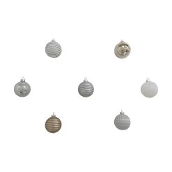 Top 10 👍 Assorted Silver & White Plastic Round Ornaments by Ashland® 😉 16 Top 10 👍 Assorted Silver & White Plastic Round Ornaments by Ashland® 😉 -Ashland Sales 10672891 6