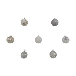 Top 10 👍 Assorted Silver & White Plastic Round Ornaments by Ashland® 😉 17 Top 10 👍 Assorted Silver & White Plastic Round Ornaments by Ashland® 😉 -Ashland Sales 10672891 7