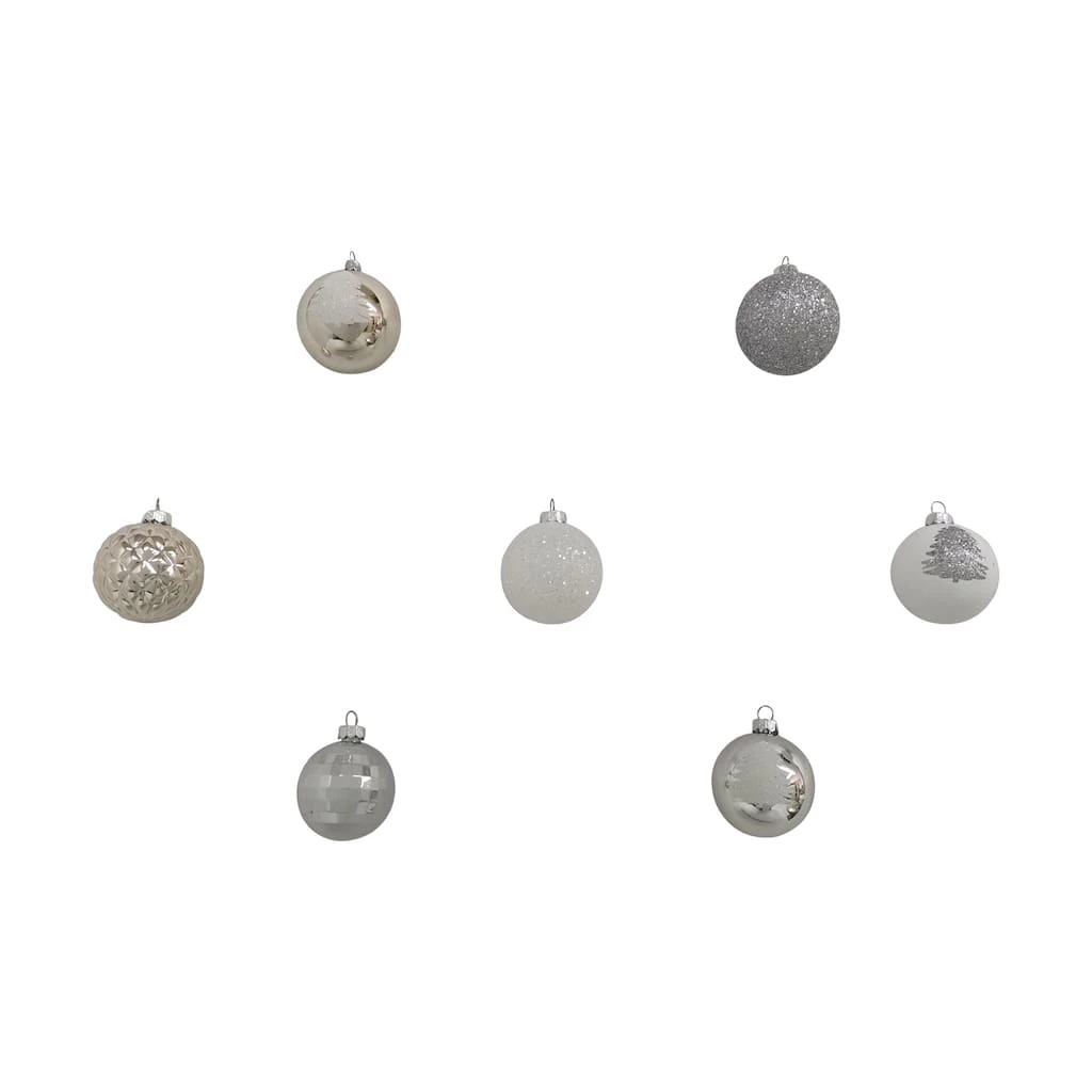 Top 10 👍 Assorted Silver & White Plastic Round Ornaments by Ashland® 😉 9 Top 10 👍 Assorted Silver & White Plastic Round Ornaments by Ashland® 😉 - Image 7