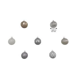 Top 10 👍 Assorted Silver & White Plastic Round Ornaments by Ashland® 😉 19 Top 10 👍 Assorted Silver & White Plastic Round Ornaments by Ashland® 😉 -Ashland Sales 10672891 9
