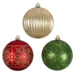 New 👏 18ct. 4" Classic Shatterproof Ball Ornaments by Ashland® 😉 -Ashland Sales 10672892 2