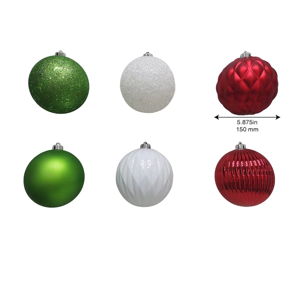 Flash Sale 👏 6ct. 6" Classic Shatterproof Ball Ornaments by Ashland® ⌛ 5 Flash Sale 👏 6ct. 6" Classic Shatterproof Ball Ornaments by Ashland® ⌛ - Image 3