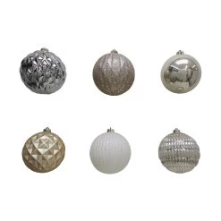 Deals 😍 6ct. 6" Metallic Shatterproof Ball Ornaments by Ashland® 🥰 -Ashland Sales 10672903 2