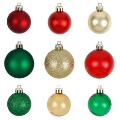 Best reviews of 🌟 100ct. Red, Green & Gold Shatterproof Ball Ornaments by Ashland® 😀 -Ashland Sales 10672905 2
