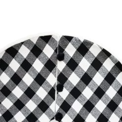 Hot Sale ✨ 48" Black & White Buffalo Check Tree 👗 Skirt by Ashland® ✔️ -Ashland Sales 10672923 2