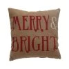 Best Pirce 👍 Merry & Bright Burlap Throw Pillow by Ashland® 🛒 -Ashland Sales 10672952 1
