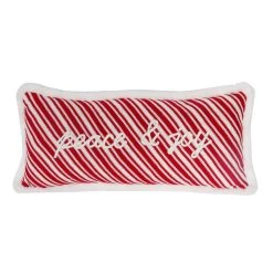 Flash Sale ❤️ Peppermint Peace & Joy Lumbar Pillow by Ashland® 🧨