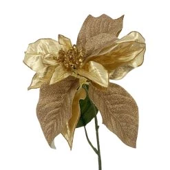 Buy 👍 Metallic Gold Poinsettia Stem by Ashland® ⭐ -Ashland Sales 10673368 2