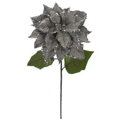Best reviews of 🎉 Silver Glitter Poinsettia Stem by Ashland® 🎁 -Ashland Sales 10673375 2