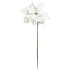 Outlet 👏 White Velvet Poinsettia Stem by Ashland® 🔥 -Ashland Sales 10673380 1