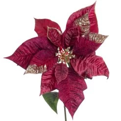 Buy 🌟 Mauve & Gold Poinsettia Stem by Ashland® 😉 -Ashland Sales 10673447 2