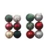 Wholesale 💯 Assorted 6ct. 4.5" Farmhouse Ball Ornament Set by Ashland® 😉 -Ashland Sales 10673664 1