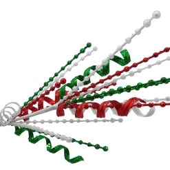 Budget 👍 Red, Green & White Glittered Berry Swirl Spray by Ashland® 🔔 -Ashland Sales 10673694 2