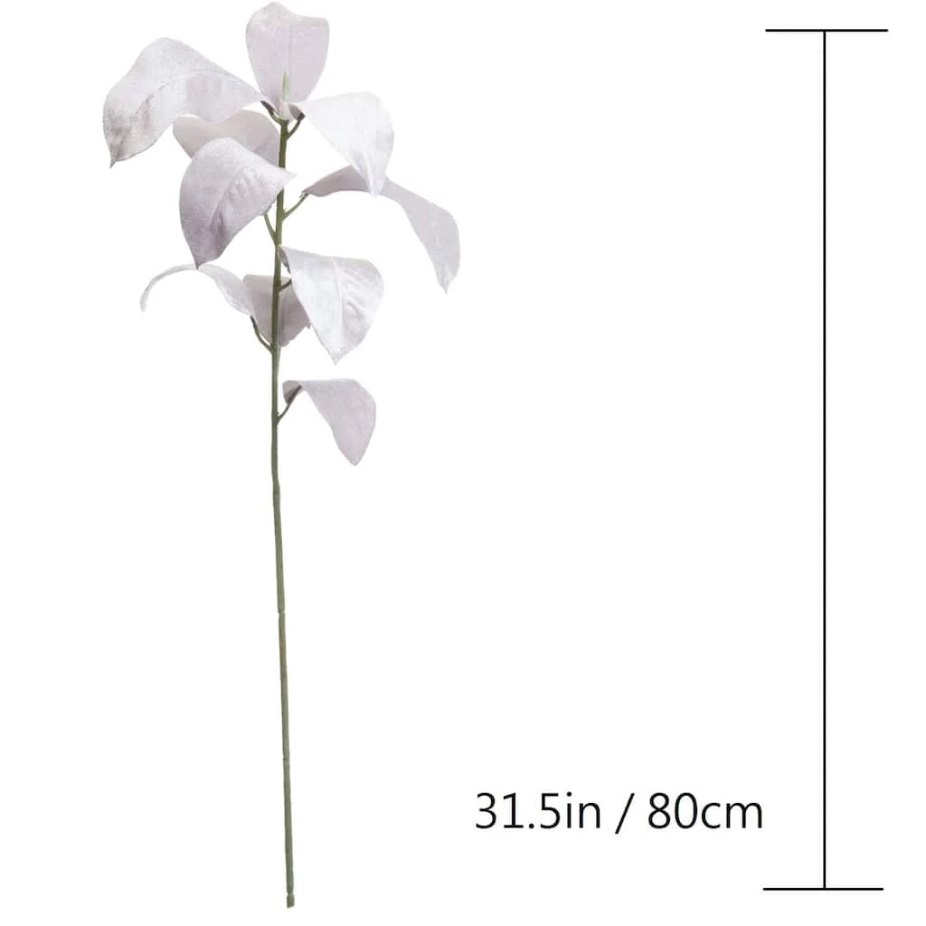 Brand new 🔔 Light Gray Velvet Long Leaf Stem by Ashland® ✨ 5 Brand new 🔔 Light Gray Velvet Long Leaf Stem by Ashland® ✨ - Image 3