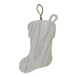 Outlet 🔔 5" White Stocking Ornament by Michaels 😉