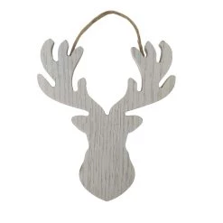 Flash Sale 🥰 5" White Deer Head Ornament by Michaels ❤️