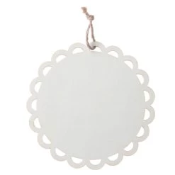 Best Pirce 👏 5" DIY Unfinished Scalloped Wood Circle Ornament by Michaels 👏