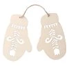 Brand new 🛒 4" DIY Unfinished Wood Mittens Ornament by Michaels 😉 -Ashland Sales 10674422 1