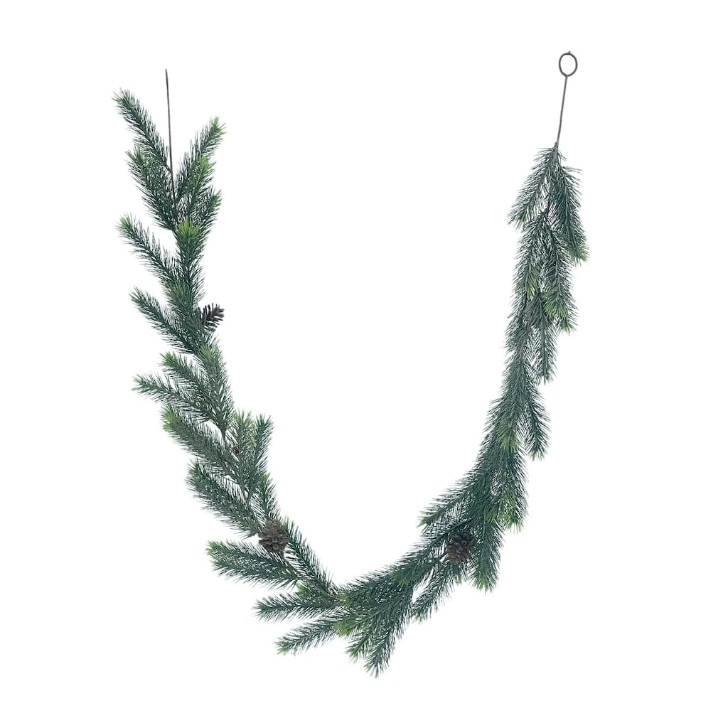 Cheapest ๐ 6ft. Shimmery Scots Pine Garland by Ashland® ๐งจ 4 Cheapest ๐ 6ft. Shimmery Scots Pine Garland by Ashland® ๐งจ - Image 2
