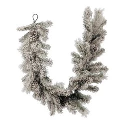 Deals 🌟 6ft. Snow Flocked Balsam Fir Garland by Ashland® ⭐ -Ashland Sales 10674517 2