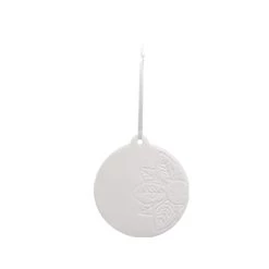 Discount 👏 3.5" Ceramic Round Flower D.I.Y. Ornament by Michaels ❤️